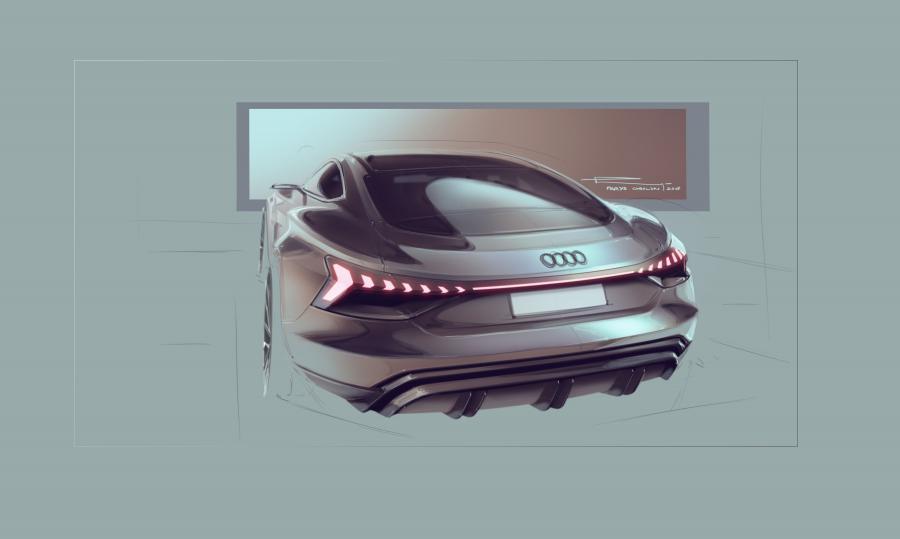 Эскиз Audi e-tron GT Concept 2018 года  (фото 50 из 69)